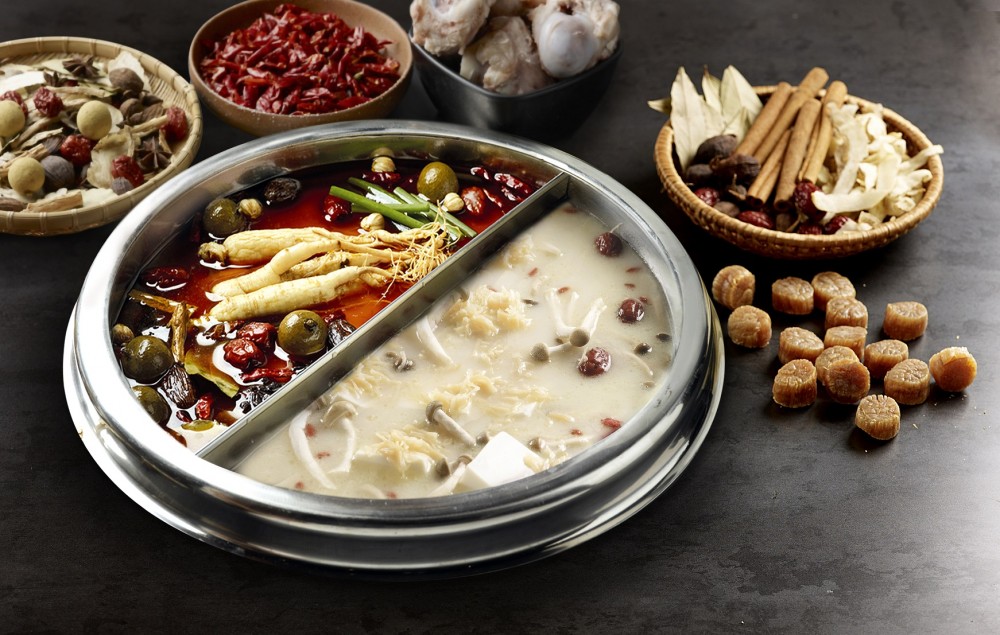 BITP Twin Pot 鴛鴦鍋- 膠原蛋白養顔美容鍋(鴛鴦鍋375元)滋補養生香辣鍋(鴛鴦鍋300元)