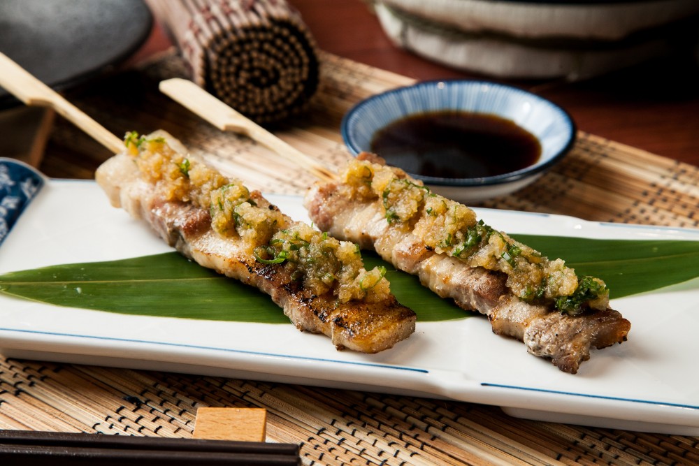 串燒(豬五花串燒)