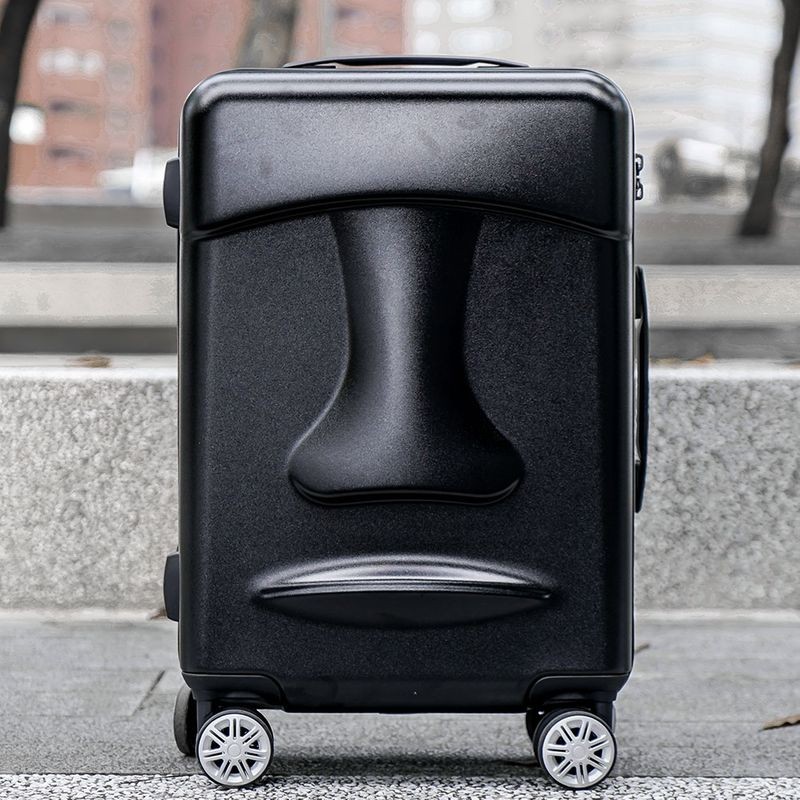 摩艾行李箱-黑