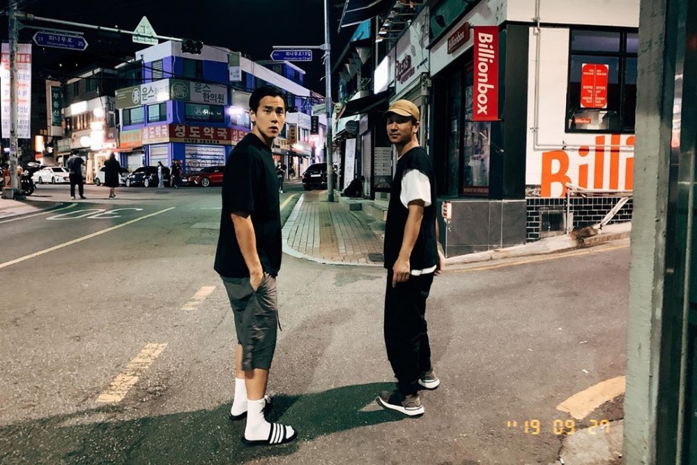 彭于晏與家人遊韓國