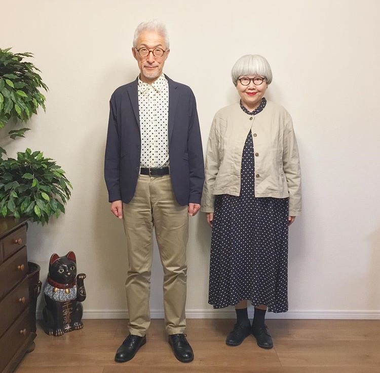 日式簡約風情侶穿搭