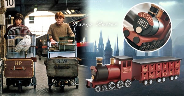 邀你進入《哈利波特》魔法世界!英國推出「霍格華茲特快車聖誕倒數月曆」讓9¾月台無所不在