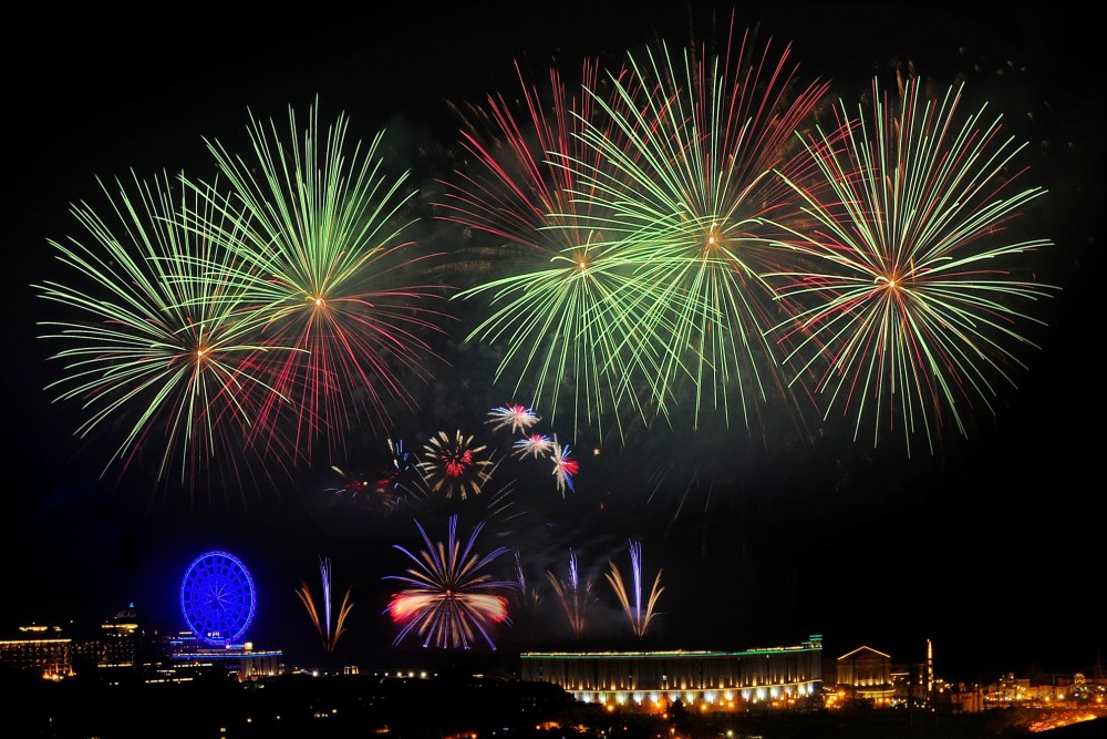 義大世界跨年每年玩創意 從立柱到矩陣煙火 今年更規劃無人機展演為視覺帶來絕美饗宴