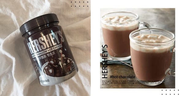 巧克力控不能忍！HERSHEY’S推進階版「棉花糖熱巧克力」～加上棉花糖後療癒程度再添200％