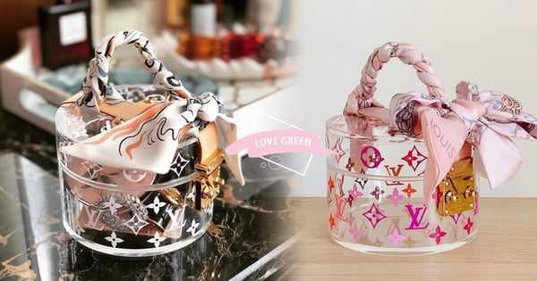 歐美潮模都在拎這顆!LV推絕美「櫻莓粉晶透珠寶盒」~綁上絲巾拎出門整個Q度爆表