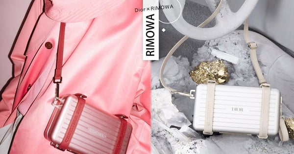 終於等到Dior × RIMOWA的聯名「迷你行李箱」啦！確定明年1月上市～「莓果銀耀粉色」必須收