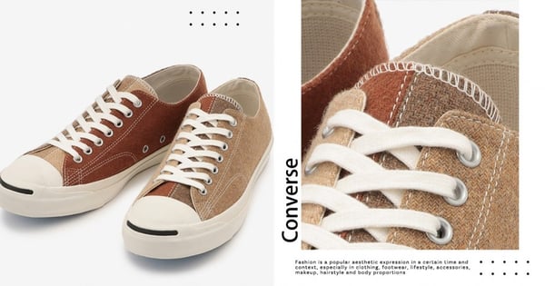 秋冬必備款！日本CONVERSE推出溫柔系「奶茶Ｘ楓葉撞色」帆布鞋～溫暖羊毛材質超加分