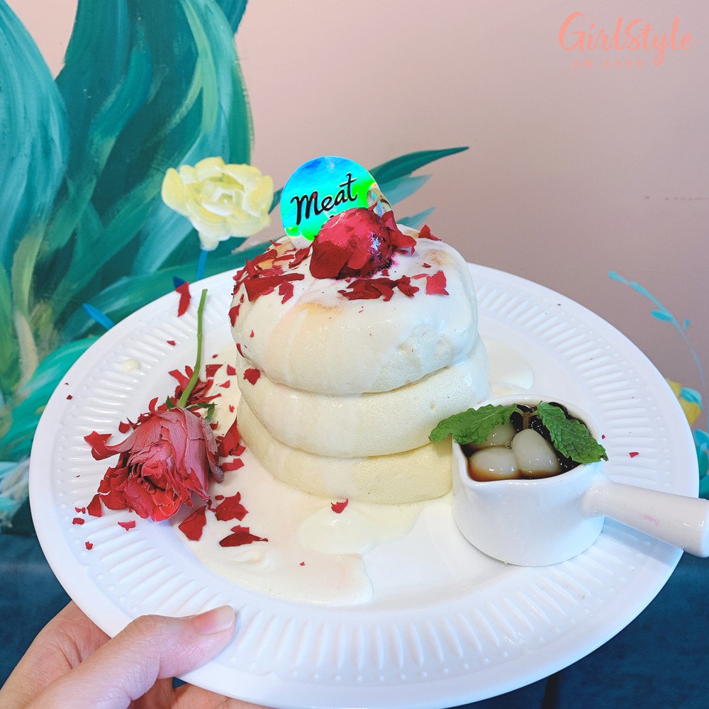 拍了玫氮氣玫瑰舒芙蕾