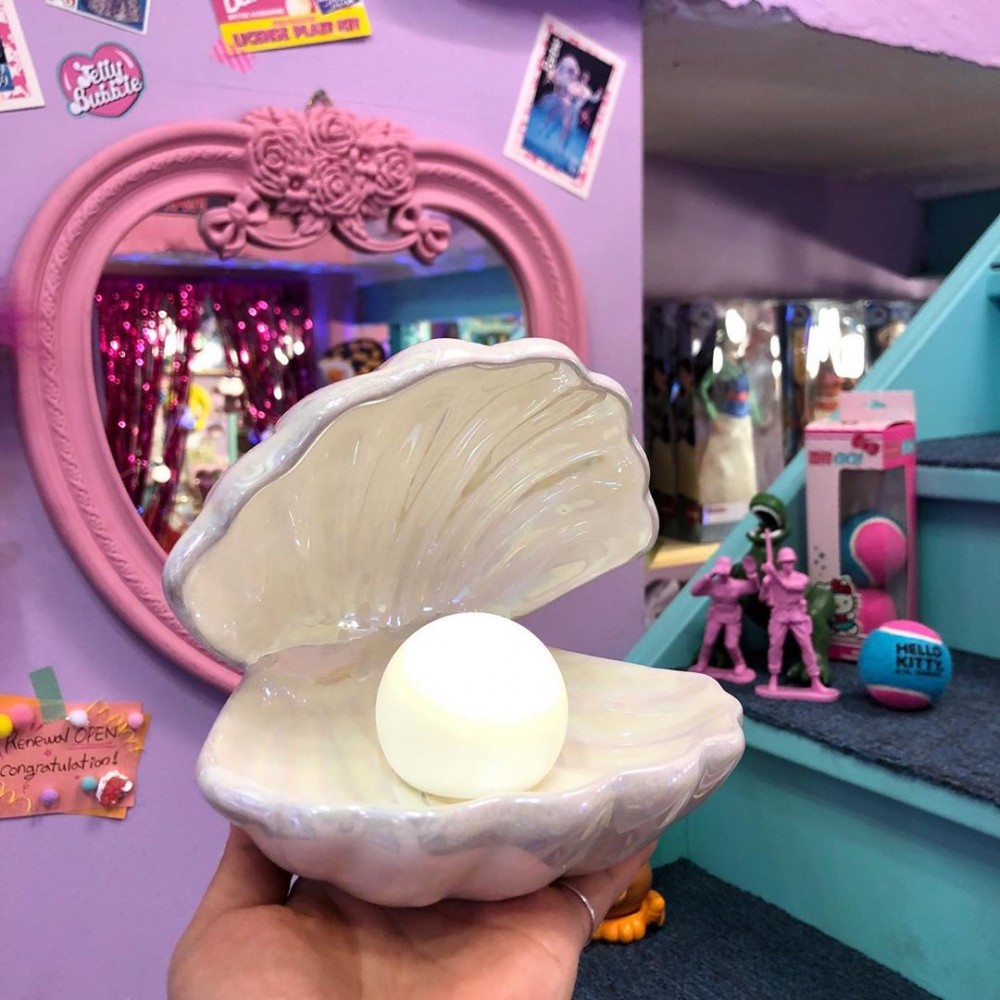 珍珠貝殼小夜燈25000韓元