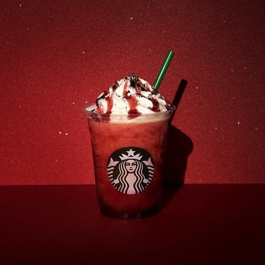 日本星巴克血腥Choco莓果星冰樂