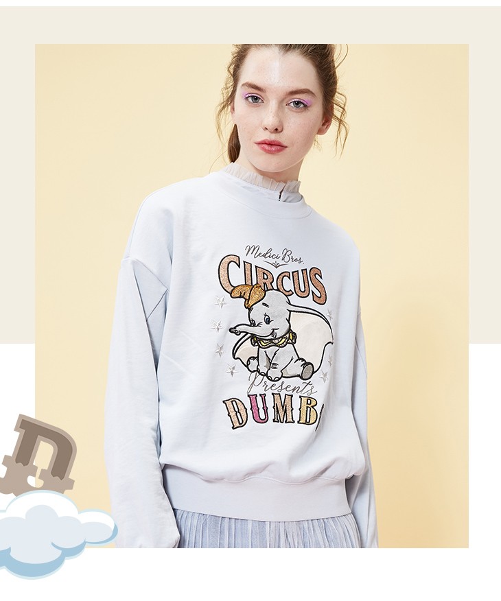 小飛象貼布衛衣