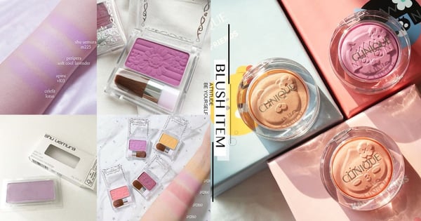 KAKAO FRIENDS與倩碧聯名啦!精選3款「#寶寶紫」腮紅~植村秀、CANMAKE超高CP值啊♡