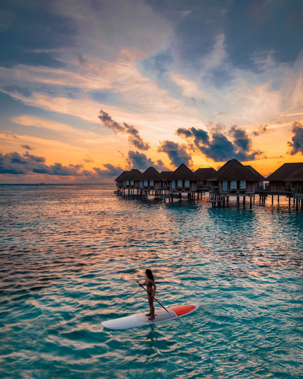 Paddleboard sunset@Mike