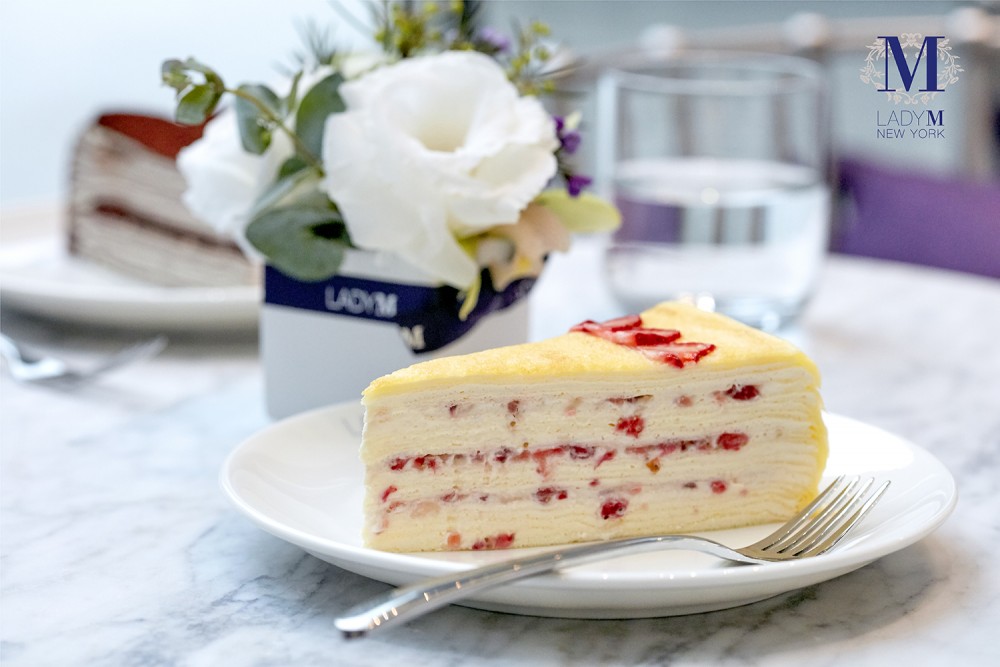 Lady M草莓千層蛋糕