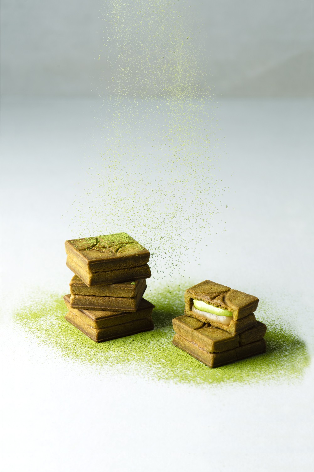 PRESS BUTTER SAND 焦糖奶油夾心餅(宇治抹茶)(圖片提供：BAKE Inc) (2)