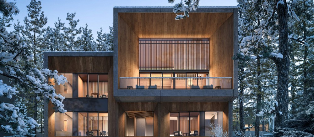 北海道二世谷AMAN飯店獨棟外觀