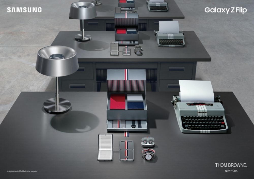 Samsung x Thom Browne整組