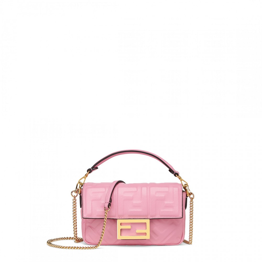 FENDI 粉色 Mini Baguette_建議售價NT$67,000