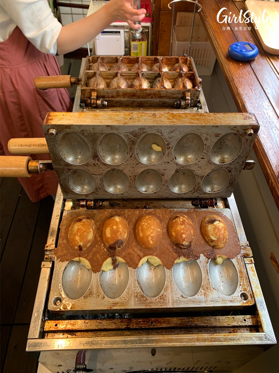 宜蘭羅東美食美美子雞蛋糕製作過程