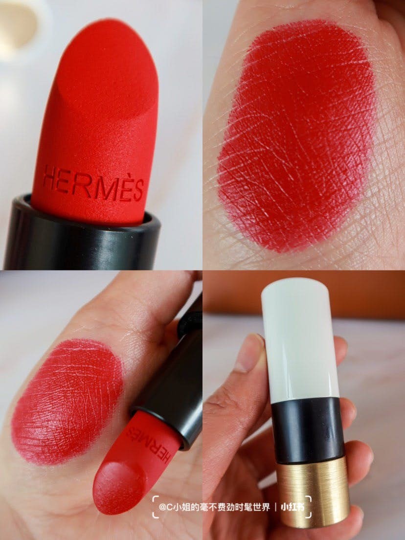 愛馬仕唇膏#64 朱紅