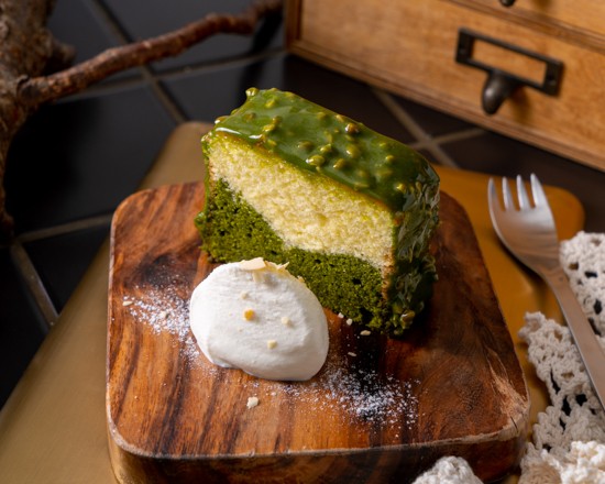 點點甜甜_小山園抹茶磅蛋糕