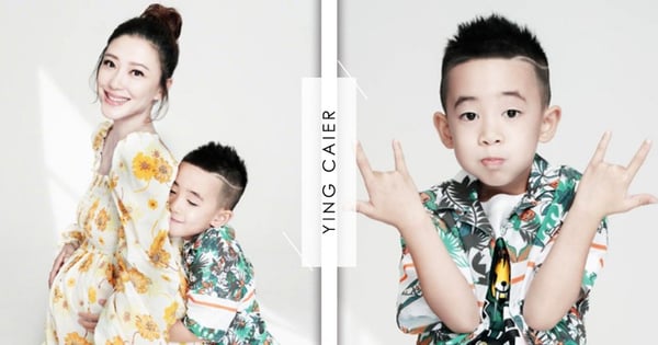 Jasper當哥哥了!應采兒分享懷孕8月孕婦寫真~Jasper「暴風抽高」環抱媽咪孕肚引熱議:是小小春