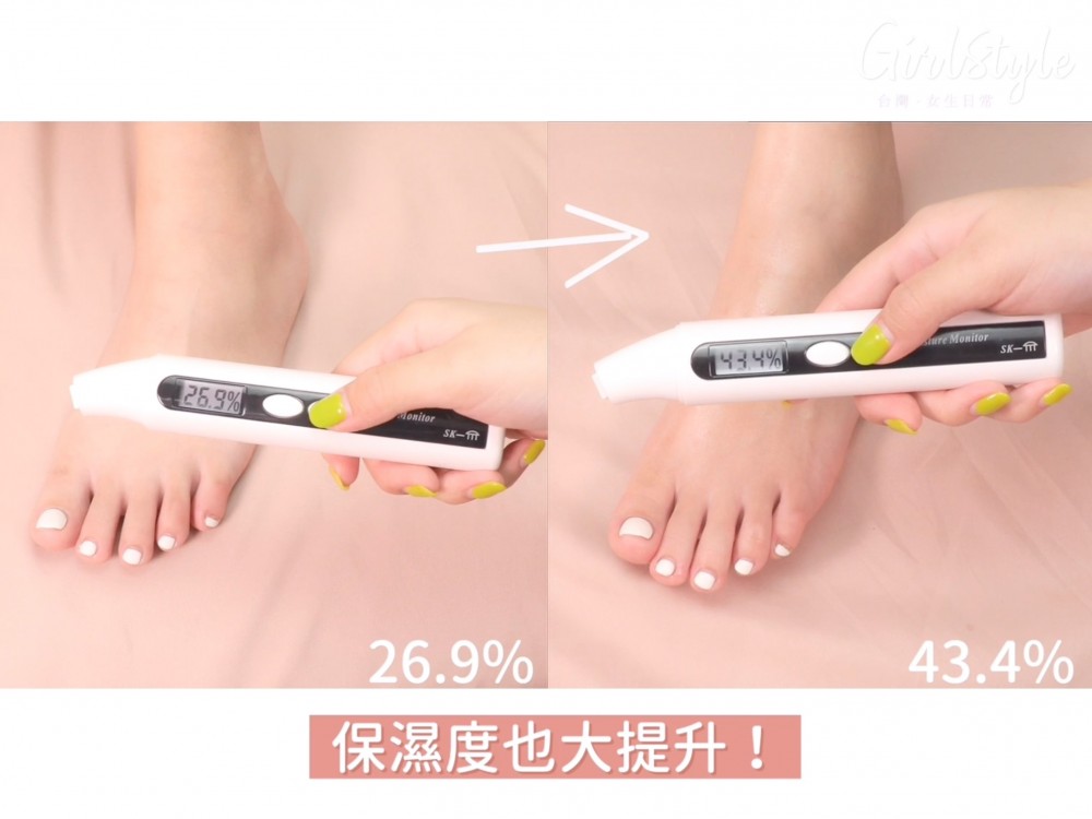 Footer 足膜使用前後