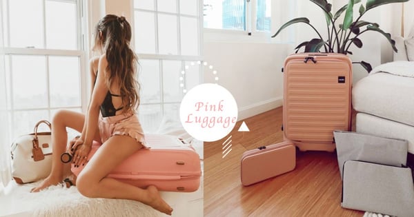 好想去旅行!盤點 3 款絕美「煙燻玫粉行李箱」,夏日旅行都罩上唯美粉色調~
