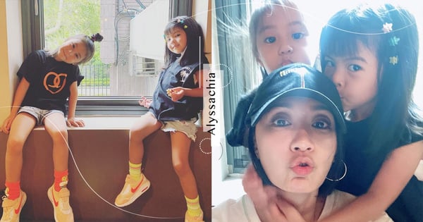 賈靜雯甜曬祖孫三代合照!咘咘、波妞「暴風抽高」長腿引熱議