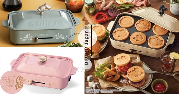 日本推史奴比、迪士尼聯名「多功能烤盤」超實用!鬆餅、章魚小丸子、烤肉一台就夠~