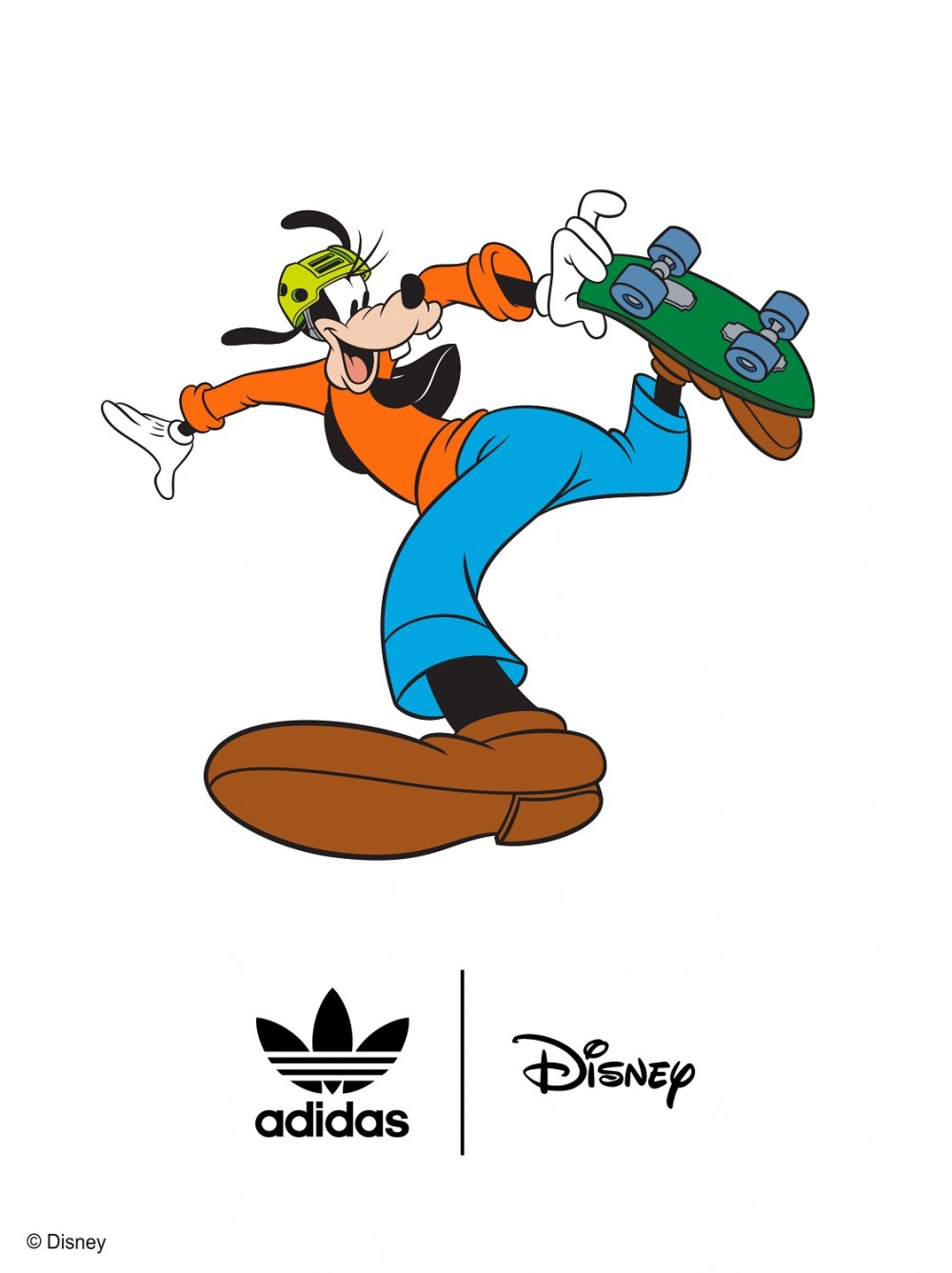 adidas Originals 全新GOOFY聯名系列 形象海報-滑冰款