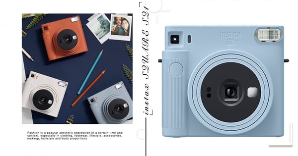 全新Fujifilm instax SQ1質感爆棚!絕美#冰川藍拍立得 仙女必收♡