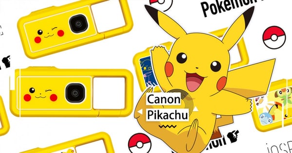 Canon「皮卡丘迷你相機」賣萌推出~8款相機背殼隨時替換♡