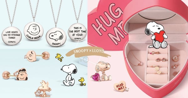 LLOYD「史努比聯名飾品」極度可愛！SNOOPY角色手鍊、星星墜飾絕對買瘋