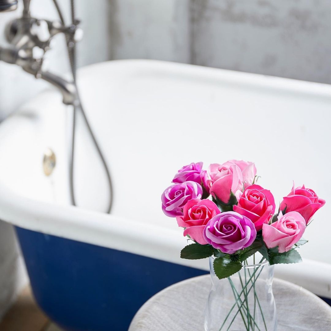 玫瑰花束入浴劑