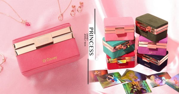 「迪士尼公主珠寶盒」登場！6款「公主+壞女巫」故事主題，精緻重現夢幻童話～