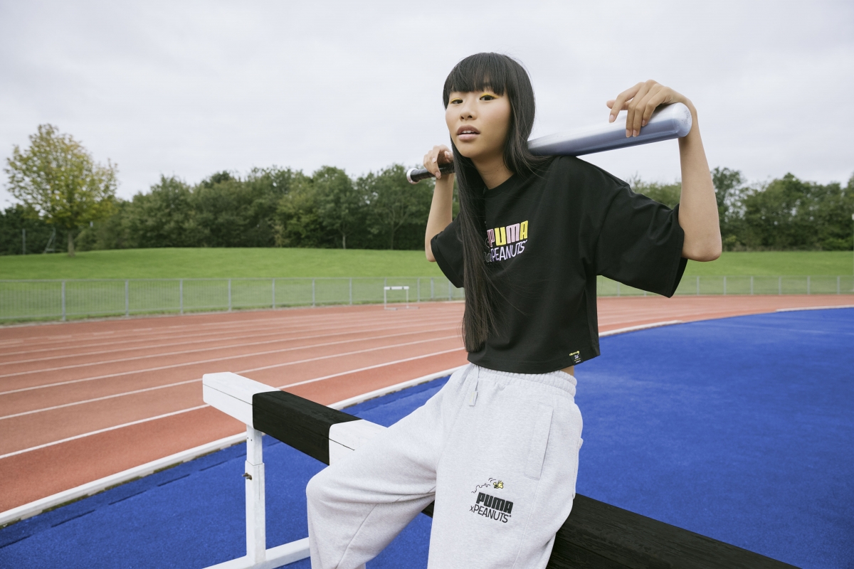 PUMA Peanuts系列短袖T恤$1,280、Peanuts系列長褲$2,280、Ralph Sampson Peanuts $3,480(4)