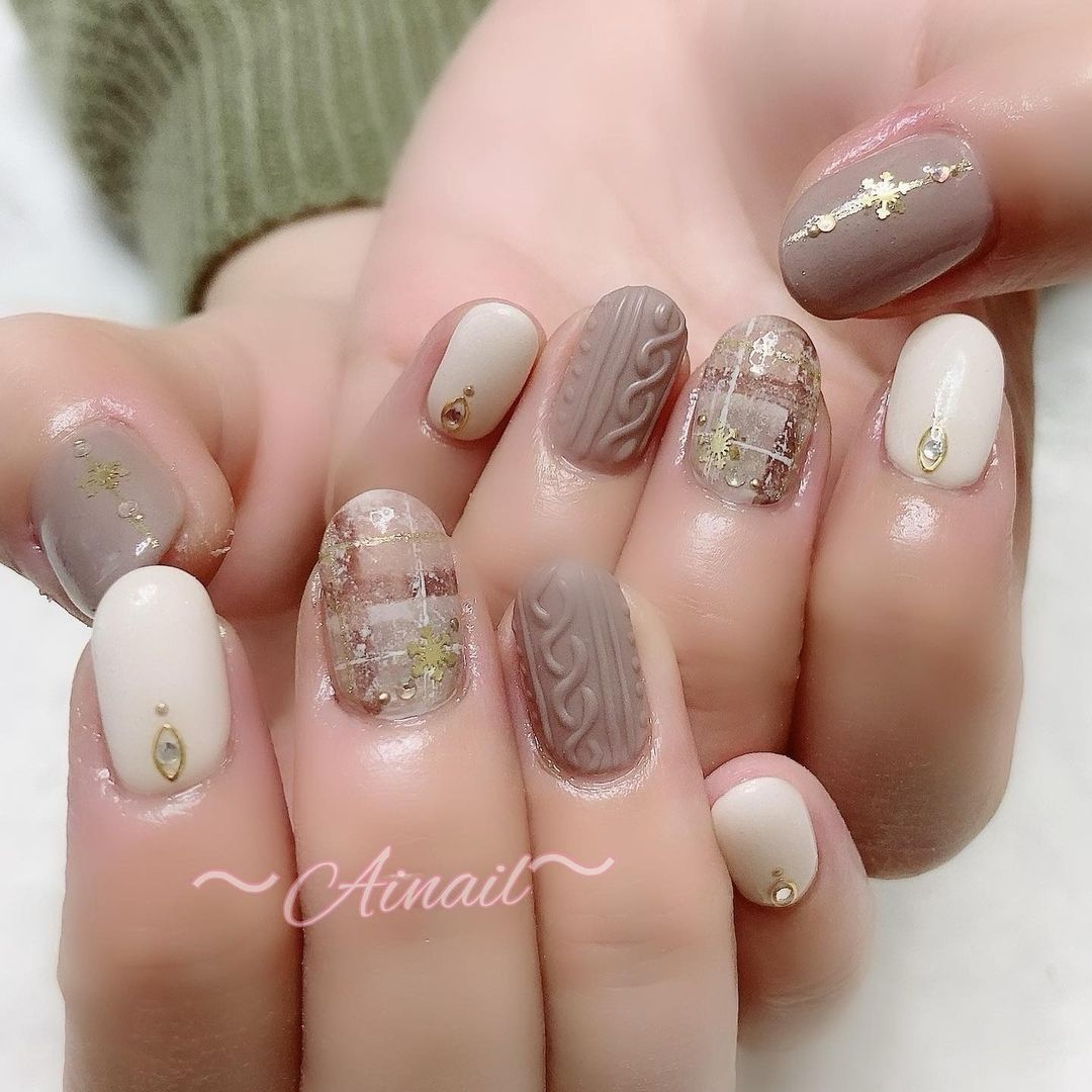 毛衣美甲