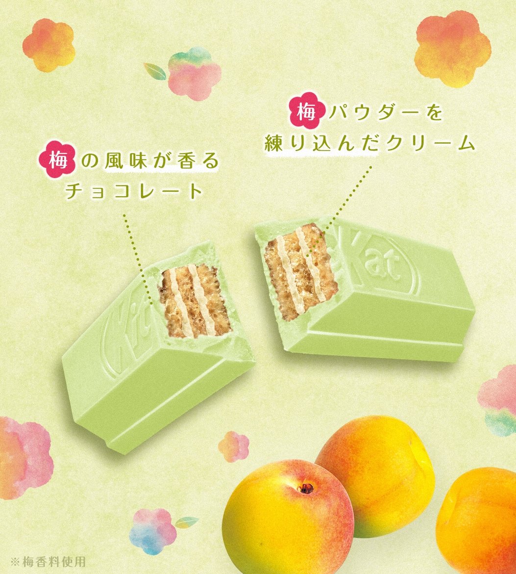 KitKat全新「梅子口味」新登場！春節限定「焦糖巧克力威化」太欠吃