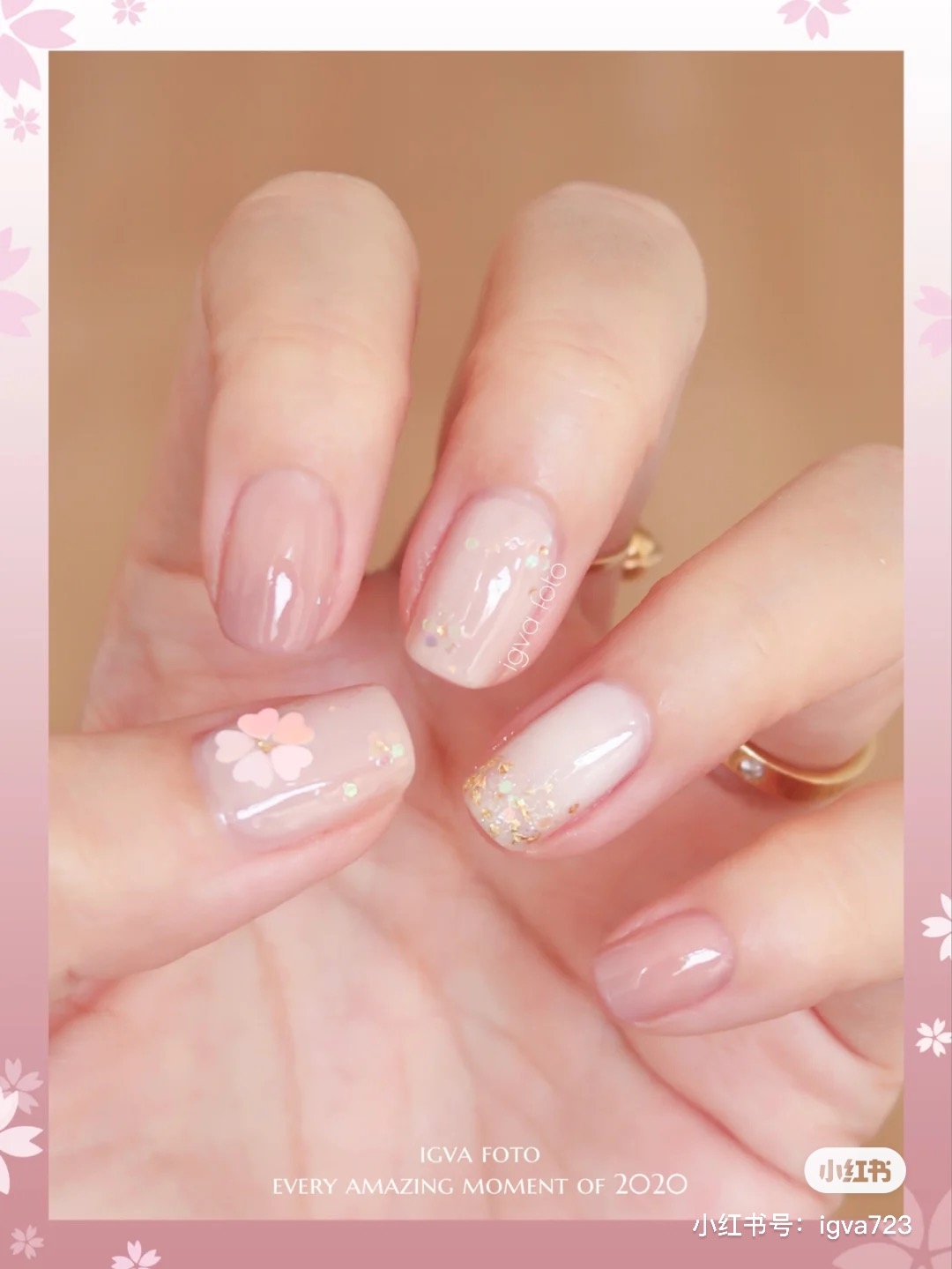 花朵指甲