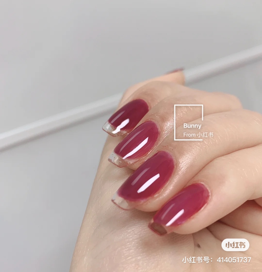 紅色美甲