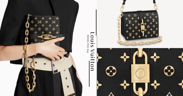 人氣爆款預感!LV全新「絕美小方包」仙氣登場~立體老花+鎖頭扣細節美翻