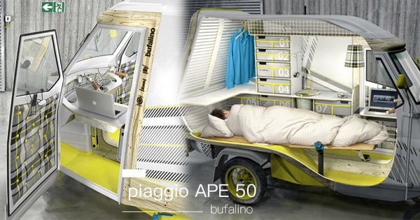 邊緣人、單身者必備！免搭帳「單身露營車」小床、烹飪區通通具備～邊緣也能隨處開著走