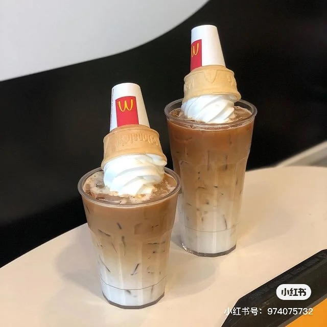 麥當勞冰淇淋拿鐵吃法韓國流行