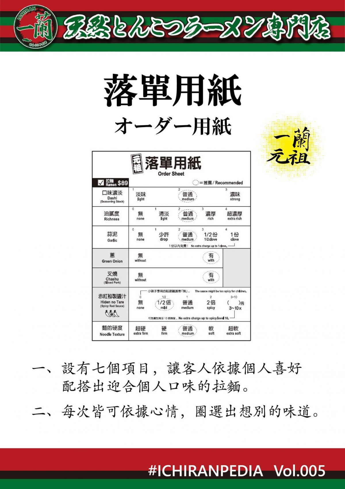 FB@天然豚骨拉麵專門店 一蘭台灣