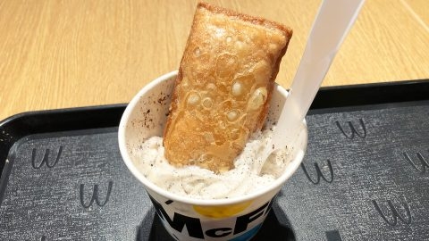 麥當勞蘋果派蛋捲冰淇淋推薦吃法