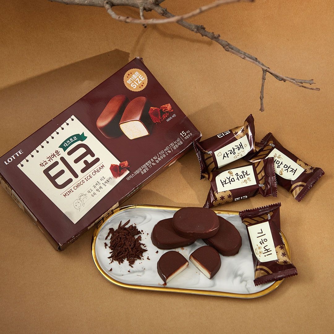lotte tico巧克力脆皮雪糕韓國必吃樂天