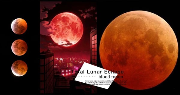 下一次再等4年！大月亮「超級血月」5/26登場～『月全食時間』曝光天空將被染成一片紅色～