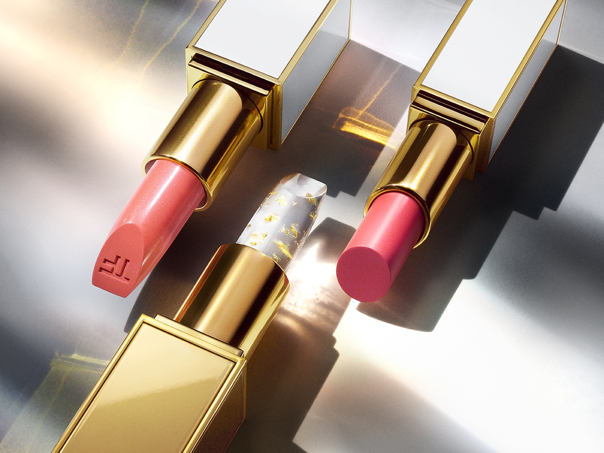 TOM FORD太陽輕吻金箔潤唇膏試色