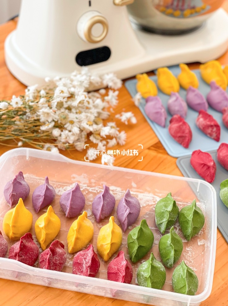 【彩色水餃】推薦水餃皮製作方式+麵團作法!全天然蔬果吃得超安心